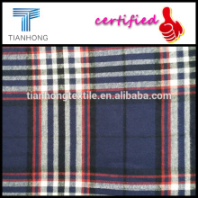 2016 new season 100 cotton yarn dyed twill weave plaid check stripe pattern flennel fleece fabric for shirt